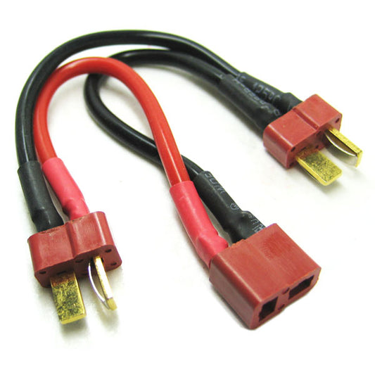 Etronix Deans 2S Battery Harness for 2 Packs In Series 14AWG Silicone Wire ET0707
