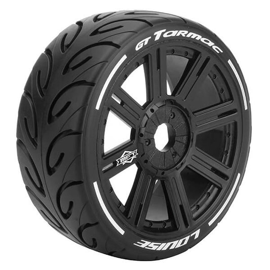 Louise RC GT-Tarmac 1:8 Fr/Rr Super Soft Hex 17mm Spoke Black L-T3285VB