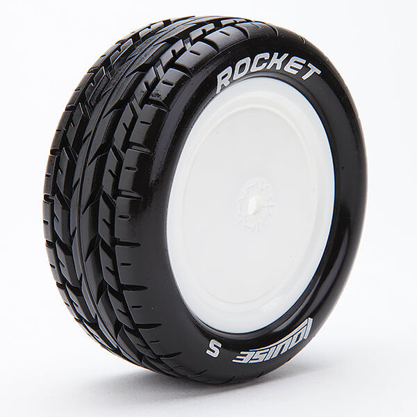 Louise RC E-Rocket 1:10 4Wd/Fr Soft Kyosho Hex 12mm White L-T3186SWKF