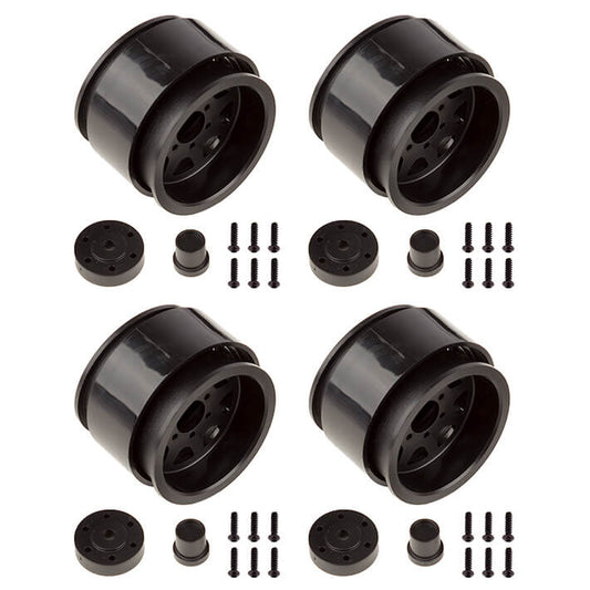 Element RC Enduro Method 701 T Rail Series Wheels, 1.9 In Black EL42101