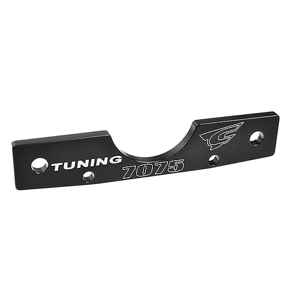 Corally Suspension Arm Mount RF Swiss 7075 T6 3mm Hard Bl. C-00180-681