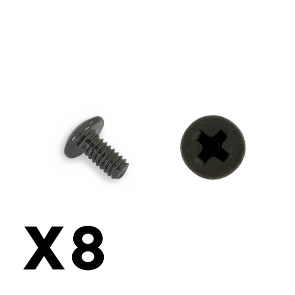 FTX Outback Mini 3.0 Button Head Metric Hex Screw 2X4 (8Pc) FTX8920