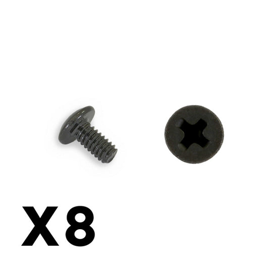 FTX Outback Mini 3.0 Button Head Metric Hex Screw 2X4 (8Pc) FTX8920