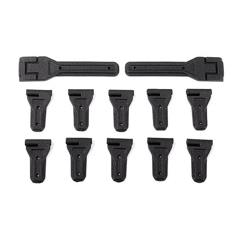 RC4WD Complete Door & Tailgate Hinge Set for Axial SCX6 Jeep Wrangler Jlu