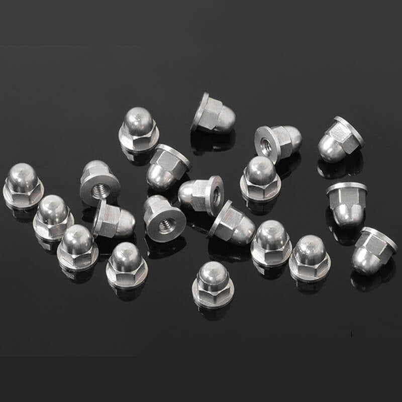 RC4WD M2.5 Flanged Acorn Nuts (Silver) Z-S1723