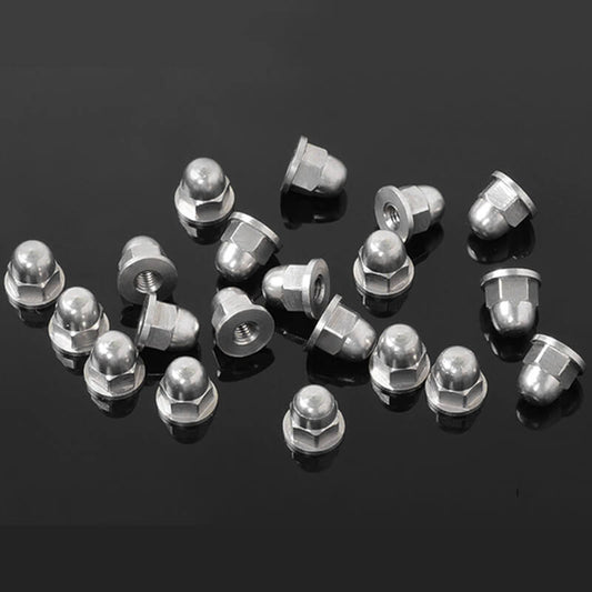 RC4WD M2.5 Flanged Acorn Nuts (Silver) Z-S1723