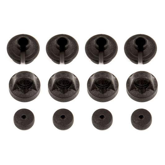 Team Associated ProSC10/Rat/ Reflex Shock Caps/Spring Cups AS91454