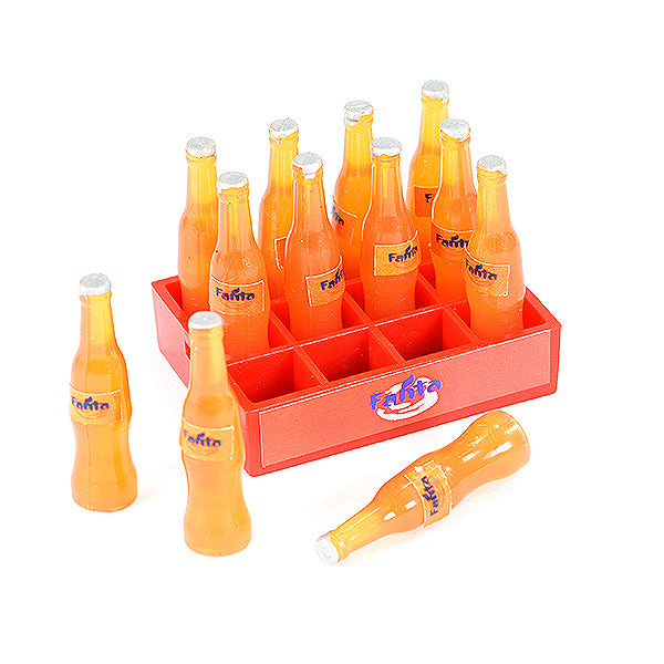 Fastrax Scale Soft Drink Crate with Orange Bottles FAST2352B