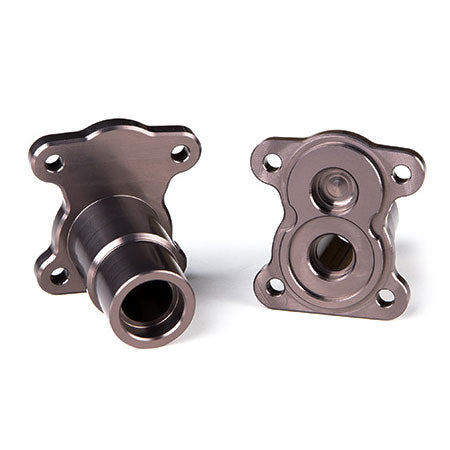 Gmade Alum Straight Axle (2) Adaptor Titanium Gray R1 Axle GM30052
