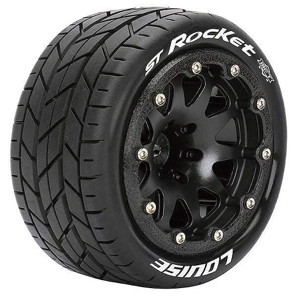 Louise RC St-Rocket 1:10 Soft Bead-Lock/1/2 Offset Hex 12mm Black L-T3311SBH