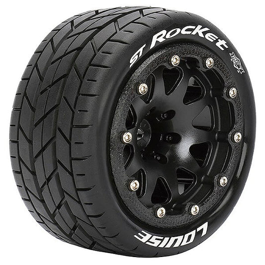 Louise RC St-Rocket 1:10 Soft Bead-Lock/1/2 Offset Hex 12mm Black L-T3311SBH