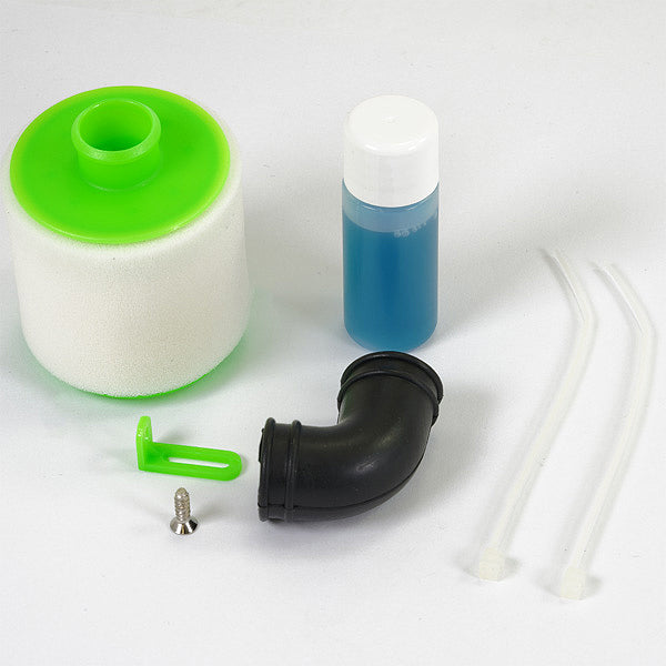 Fastrax 1:8 Air Filter w/Oil Re-Buildable - Green FAST960G