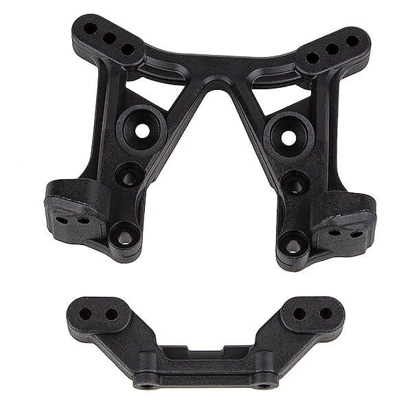 Team Associated DR10M Front Shock Tower & Rear Ballstud Mount AS72038