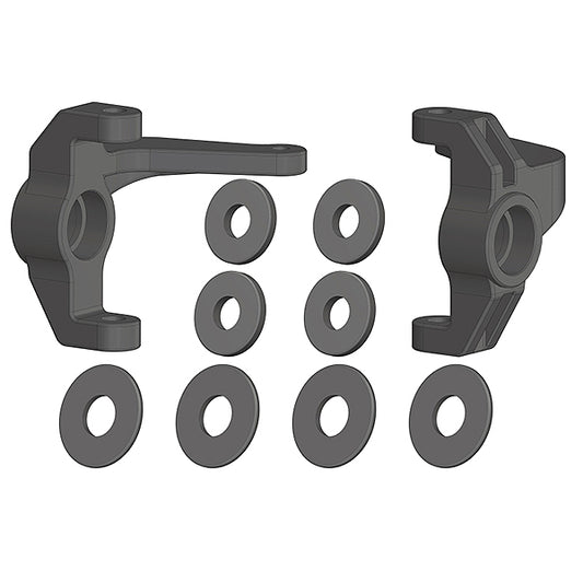 Corally Steering Block L/R Composite 1 Set C-00250-029