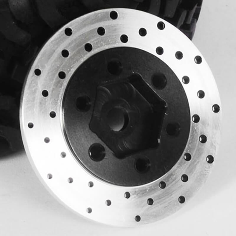 RC4WD 1.9"/2.2" 6 Lug Steel Wheel Hex Hub with Brake Rotor Z-S0530