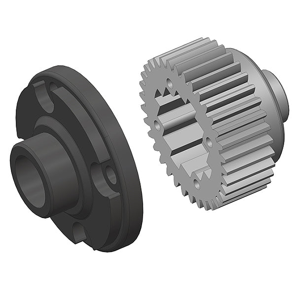 Corally Diff Gear Metal Diff Gear Cover Composite 1 Set C-00250-071