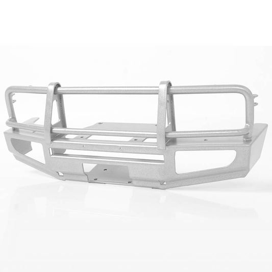 RC4WD Trifecta Front Bumper, Sliders & Side Bars for Land Cruiser Lc70 Body (Silver)