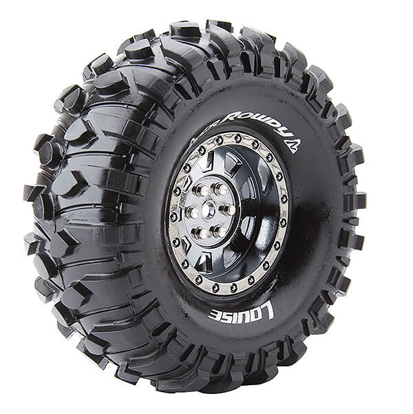Louise RC Cr-Rowdy 1:10 Super Soft Black Chrome Hex 12mm L-T3233VBC