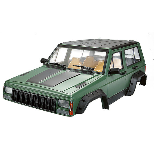 Fastrax 1:10 Rockee Fullcab & Interior Hardbody 313mm - Green FAST2502GN