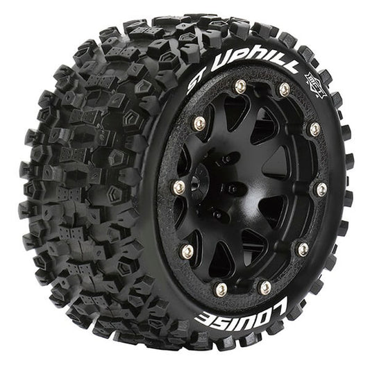 Louise RC St-Uphill 1:10 Soft Bead-Lock/1/2 Offset Hex 12mm Black L-T3313SBH
