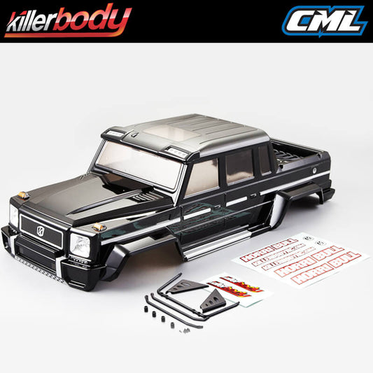 Killerbody Horri-Bull 1:10 Crawler Finished Body Black KB48338