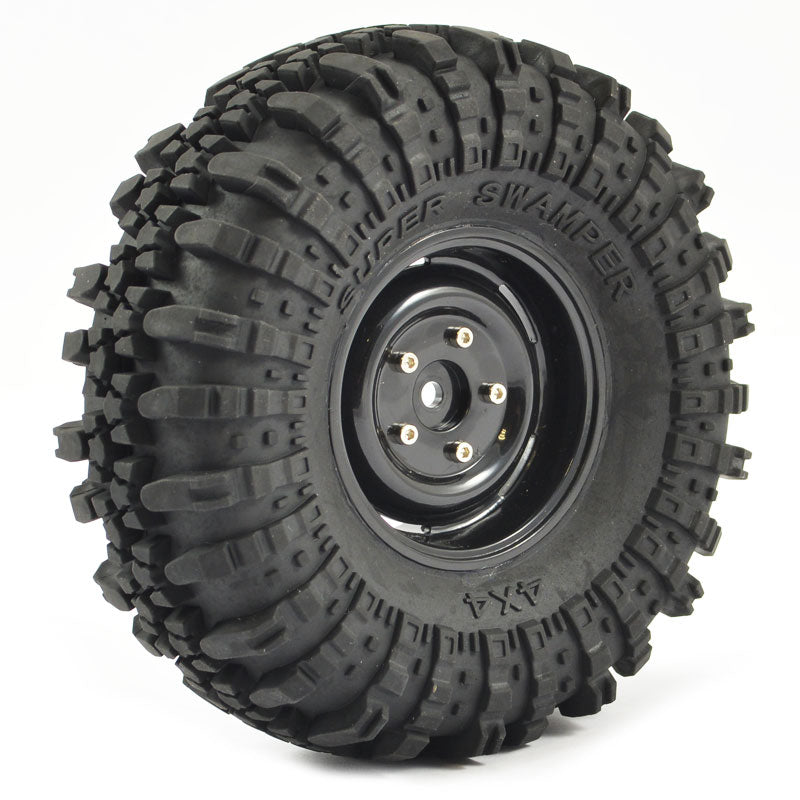 Fastrax 1:10 Crawler Swamper 1.9 Scale Wheel ø118mm Tyre (Black) FAST1268B