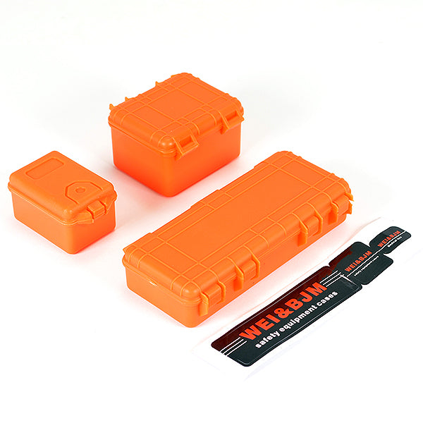 Fastrax Tool Case Set (3Pc) Orange (Large Size 100X40X20mm) FAST2354O