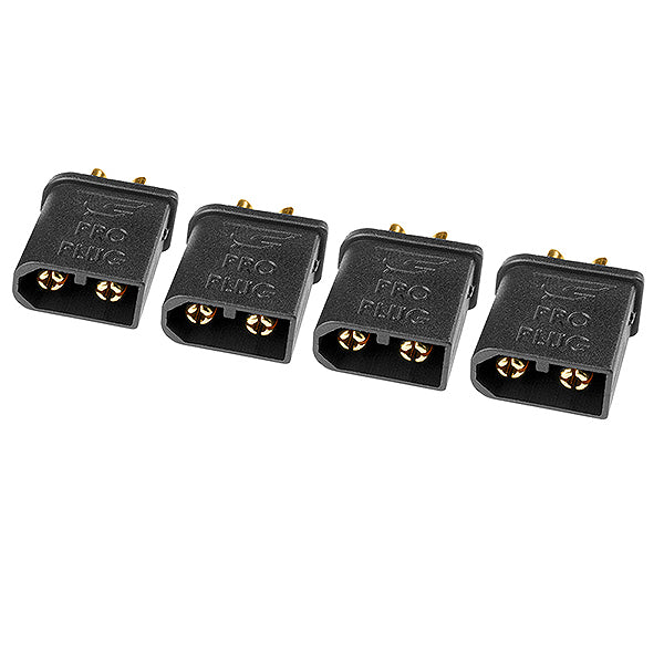 Corally TC Pro Connector 3.5mm Gold Plated Connectors Reverse Polarity Protection - Female 4Pcs