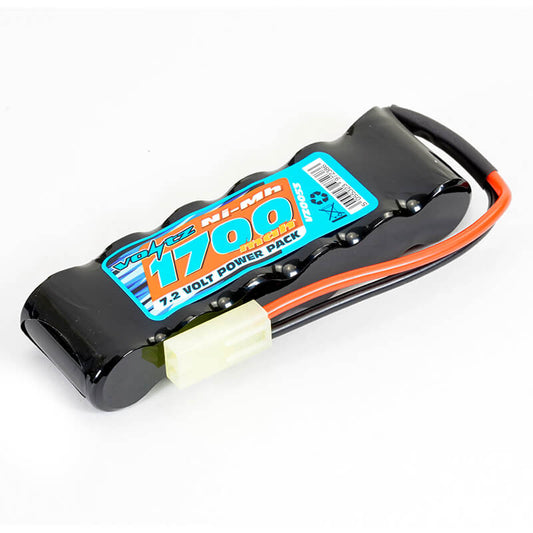 Voltz 1700mAh 7.2V NiMH Straight Battery Pack w/Mini Tamiya