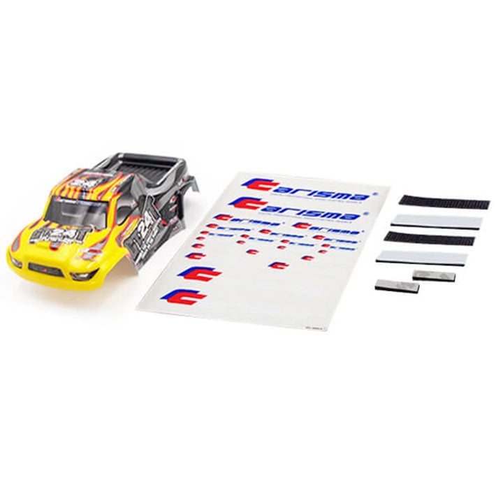 Carisma GT24T Truck Body Paint Ed Body Set (Yellow/Black) CA15713