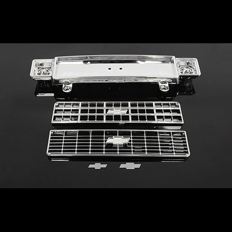 RC4WD Chevrolet Blazer & K10 Chrome Front Grill w/Optional I Z-B0124