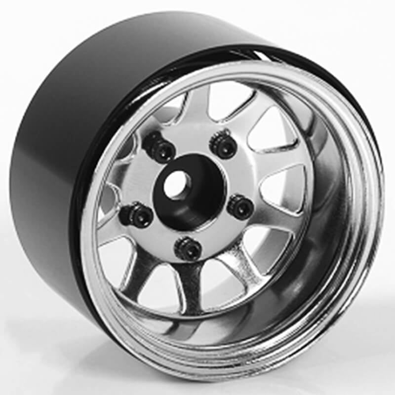 RC4WD Deep Dish Wagon 1.55" Stamped Steel Beadlock Wheels (Chrome) Z-W0285