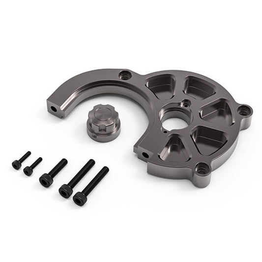 Gmade GR01 Aluminum Motor Mount Set (Titanium Gray) GM30084