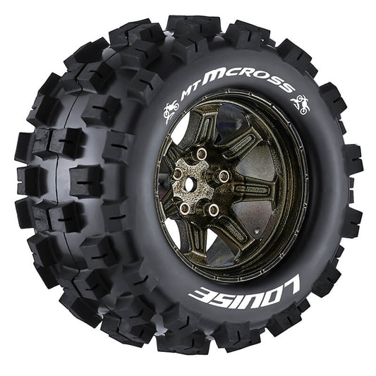 Louise RC MT-Mcross 1:10 Soft Hex 14mm Black Chrome Arrma G L-T3274SBCM