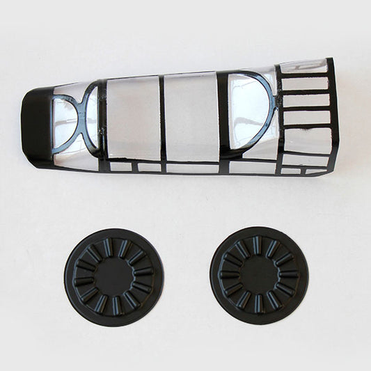 Dynam P61 Black Widow Canopy and Engine Cover DYN-P61-09