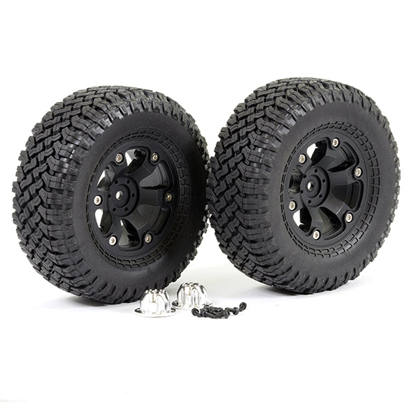 FTX Outback 3 Complete Mounted Wheel & Tyre (Pr) 100mm FTX10029
