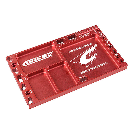 Corally Multipurpose Ultra Tray CNC Machined Aluminium Red Colour C-16306