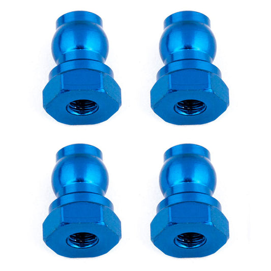 Team Associated Shock Bushings 10 mm Blue Aluminum AS91815