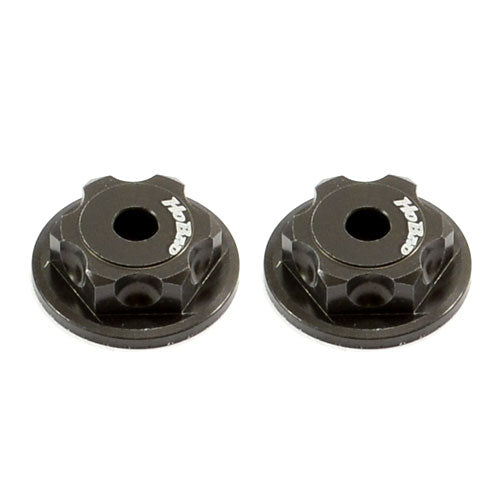 HoBao MT Double Lock Dustproof Wheel Nut/Button Screw (2) Black HOP-0090