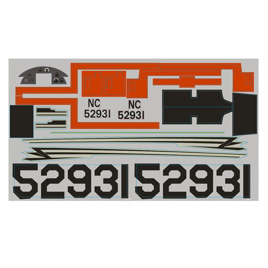 ROC Hobby Beechcraft Decal Sheet ROC-KK115-RED