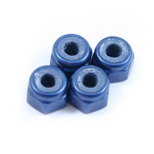 Fastrax M3 Blue Locknuts (4pcs) FASTM3B