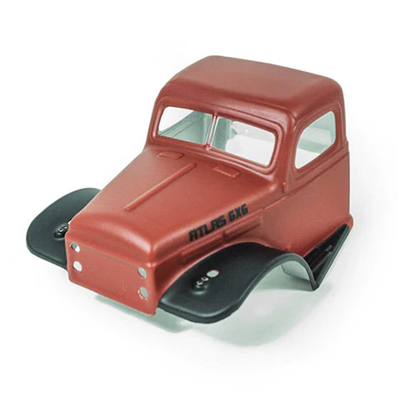 ROC Hobby Atlas Finished Lexan Body (Matt Maroon) ROC-C2025