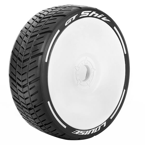 Louise RC GT-Shiv 1:8 Fr/Rr Soft Hex 17mm White L-T3284SW