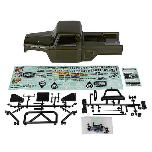 Element RC Enduro Ecto Body Set (325mm w/B) - Green EL42164