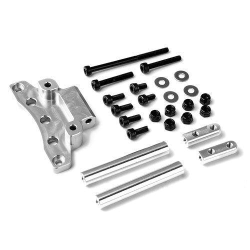 Gmade Front Upper Link Mount (Silver) for GS01 Axle GM30019