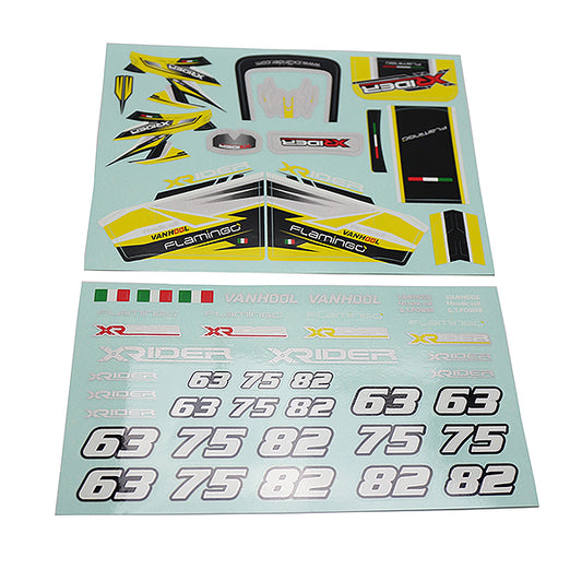 X-Rider Flamingo Sticker Yellow XR-FG8044YL