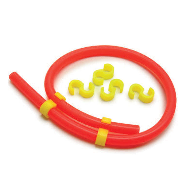 Fastrax Fuel Tube Clips (6) Yellow FAST89