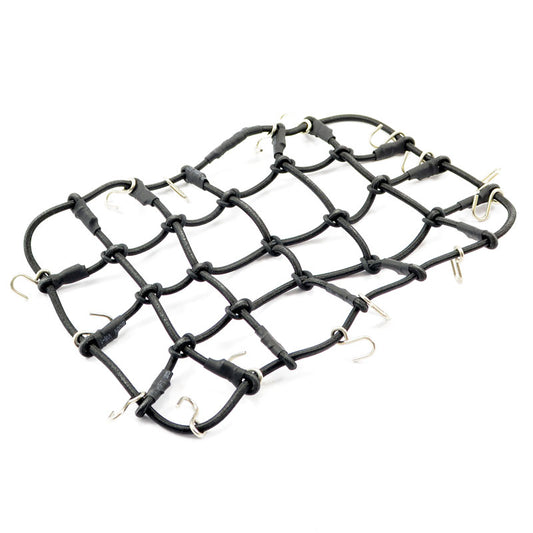 Fastrax Luggage Net w/Hooks L190mm X W110mm (Unstretched) Black FAST2310BK