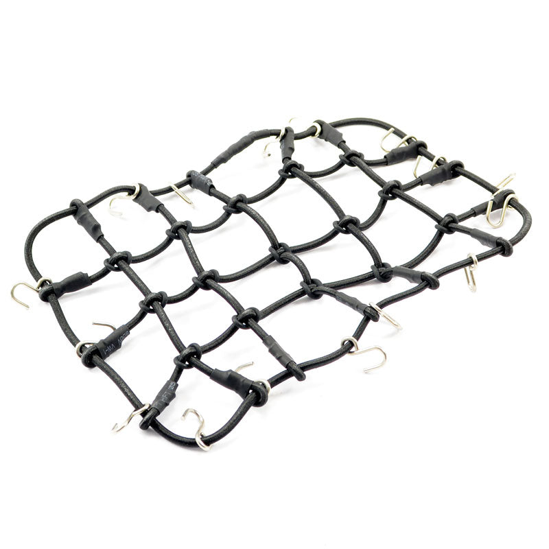 Fastrax Luggage Net w/Hooks L190mm X W110mm (Unstretched) Black FAST2310BK