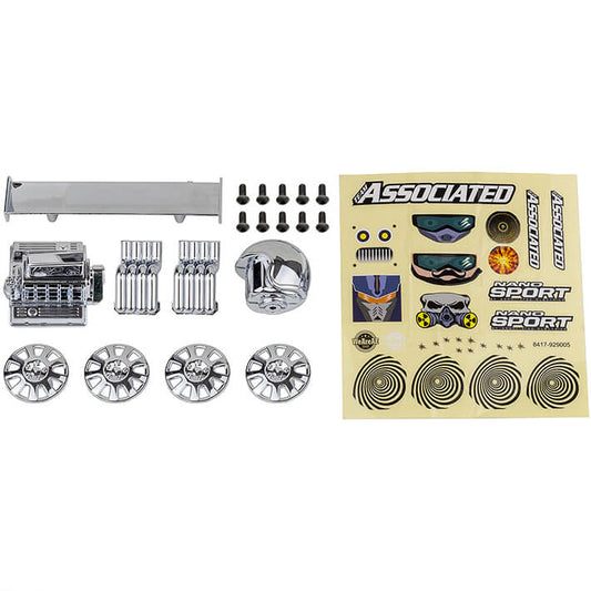 Team Associated Nano Sport Race Pack Chrome AS21618
